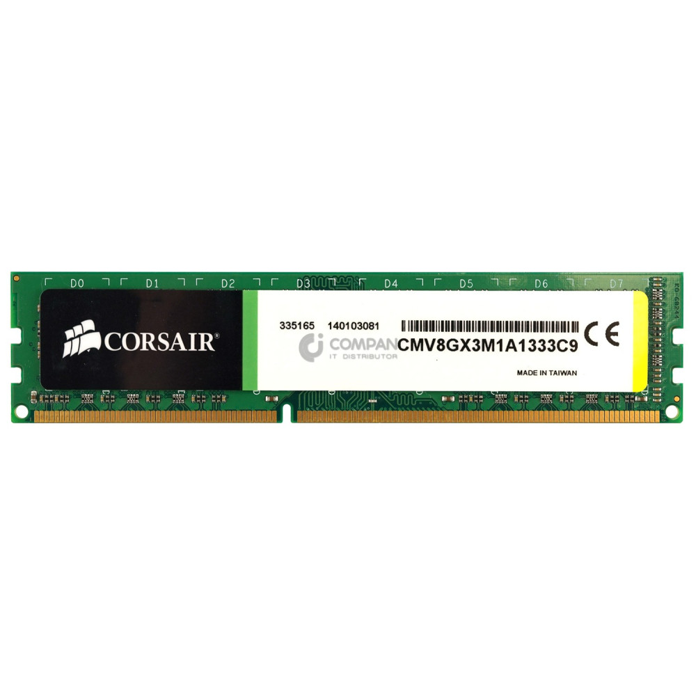 CMV8GX3M1A1333C9 CORSAIR MEMORY 8GB PC3-10600 1333MHZ DDR3 - KO-60244